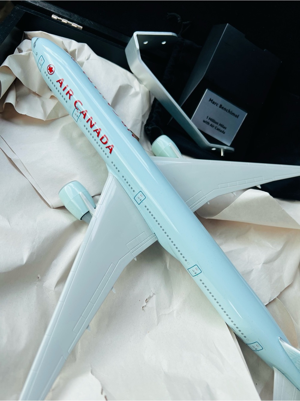 Rare Air Canada Boeing 777-300ER 1 Million Miles Aircraft Model w/ Box